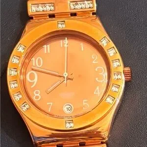 SWATCH Elegant Rose Gold and White Watch Swatch® Official site main image 3